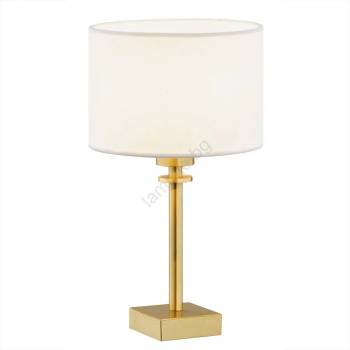 Image 1 of Argon 8047 - Настолна лампа ABBANO 1xE27/15W/230V месинг/бяла (AR8047)