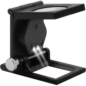 Telescopes Лупа метална 10x LED с мерителна скала (А3230525)