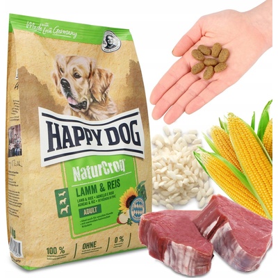 Happy Dog NaturCroq Lamb & Rice 15 kg