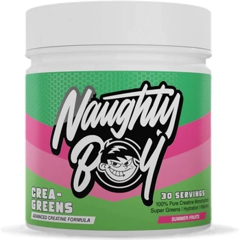 Naughty Boy Crea-Greens | with Green Superfoods & Aquamin [270 грама] Summer Fruits