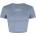 Jack Wills Бебешка тениска Jack Wills Cropped Baby Tee Ladies - Periwinkle
