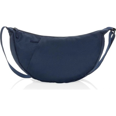 Crescent XL AWARE RPET taška cez rameno v tvare polmesiaca modrá navy