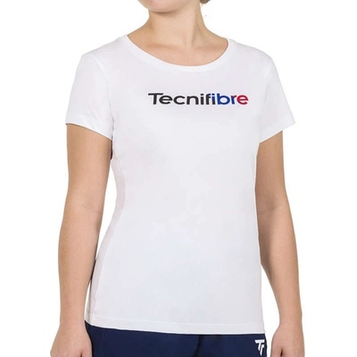 Tecnifibre Dámske tričko Club Cotton Tee White