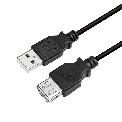 LogiLink USB 2.0 hosszabbító kábel 3m fekete (CU0011B) (CU0011B) (CU0011B)