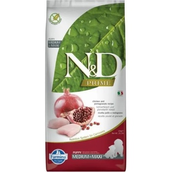 Image 1 of N&D Prime Puppy Medium & Maxi Chicken & Pomegranate 12 kg