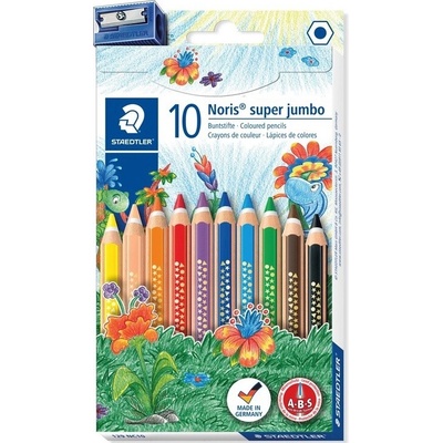 Staedtler 29396 Noris Club Super Jumbo barevné sada šestihranné maxi 10 ks