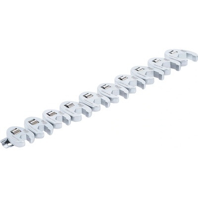 BGS technic Klíče ploché otevřené na ráčnu 3/8”, vel. 9-19 mm, sada 10 ks - BGS 1756