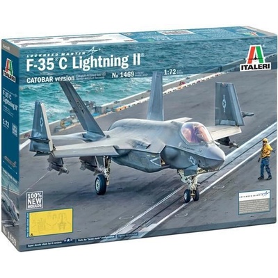 ITALERI Model Kit letadlo 1469 F 35C Lightning II 1:72