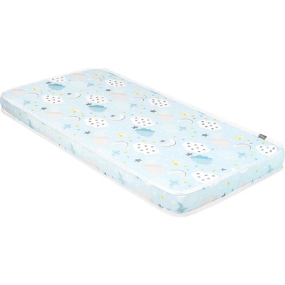 KikkaBoo Матрак KikkaBoo - Fantasia, 70 х 140 х 9 cm, Clouds Blue (41107030014)