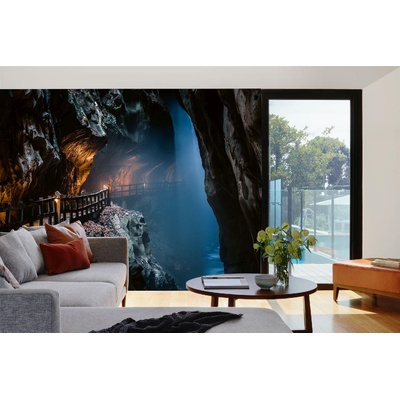 DIMEX ART Самозалепваща се флизелинова фототапета пещерен коридор 375 x 250 см