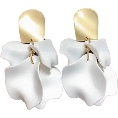 HARAHU Обеците he-29188 - Бяла kp29188 (he-29188)