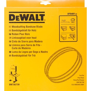 DEWALT Универсална лентова трионна лента DeWALT за DW738/9, ширина 12 мм DT8481 (DT8481)