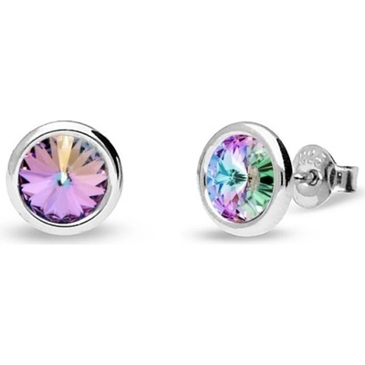 Spark fialové se Swarovski Elements Tiny Bonbon Studs KR1122SS29VL Vitrail Light