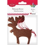 TITANUM Felt reindeer pendants 2pcs