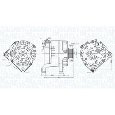 Alternátor MAGNETI MARELLI 063732041010