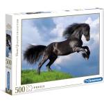 Clementoni Пъзел 500 части Кон Friesian Black Horse Клементони Clementoni 35071