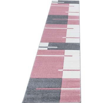 Ayyildiz Розово-сива пътека 80x300 cm Hawaii - Ayyildiz Carpets (HAWAII803001310PINK)