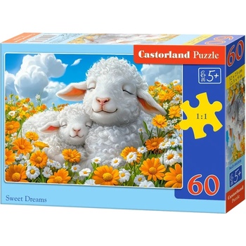 Castorland Пъзел Castorland от 60 части - Сладките сънища на агънцата (В-066308)