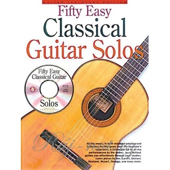 Fifty Easy Classical Guitar Solos + CD / jednoduchá kytara + tabulatura