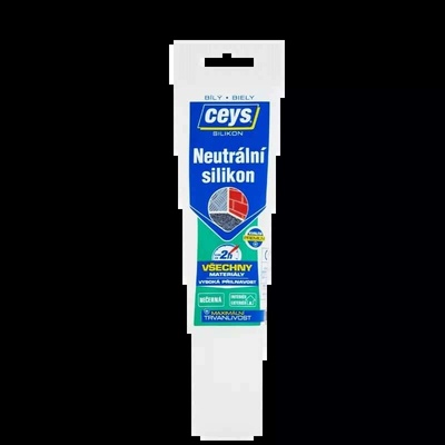 Ceys Neutrální silikon 280 g bílá