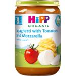 Hipp БИО пюре Спагети с домати и моцарела 8м+ 220г