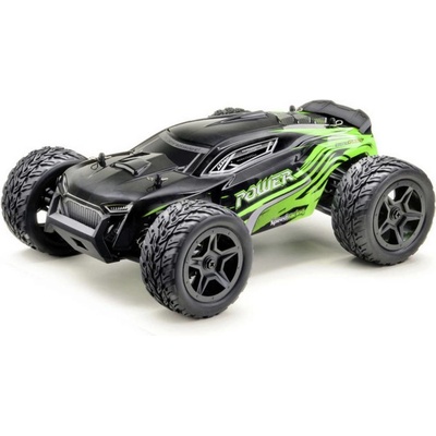 Absima Power čierna / zelená RC model auta elektrický truggy 4WD 4x4 RtR 2,4 GHz 1:14