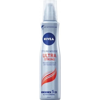 Nivea Ultra Strong пяна за коса за ултра силна фиксация 150мл