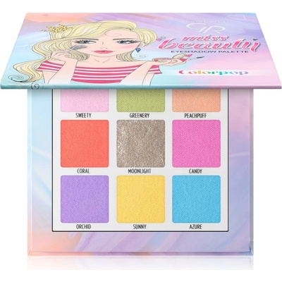 Golden Rose Miss Beauty палитра сенки за очи цвят Colorpop 9x13 гр