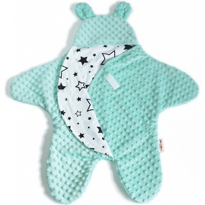 Baby Nellys Minky zelený mätový