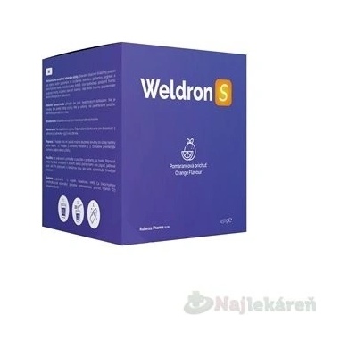 Weldron S prášok pomarančová príchuť 450 g