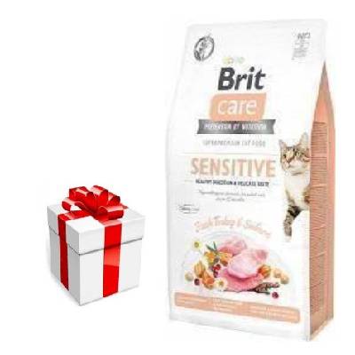 BRIT Care Cat Grain-Free Sensitive 7kg + prekvapenie pre mačku ZDARMA