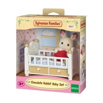 EPOCH | Childrens bed with baby Rabbits with Chocolate Ears 5017