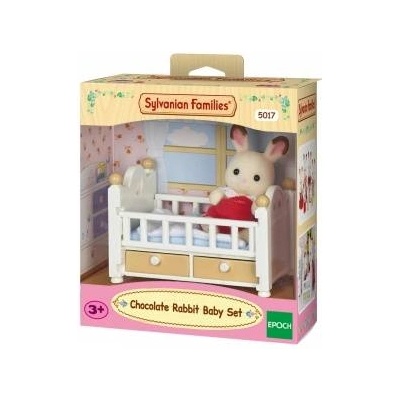EPOCH | Childrens bed with baby Rabbits with Chocolate Ears 5017