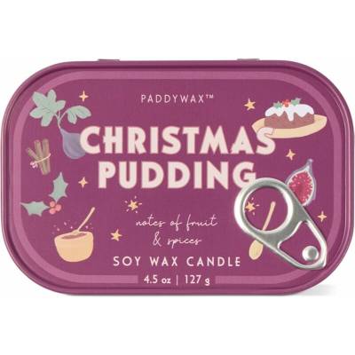 Paddywax Bistro Tin Christmas Pudding 127 g