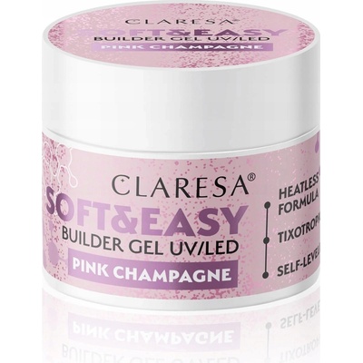 Claresa stavební gel na nehty PINK CHAMPAGNE 90 g