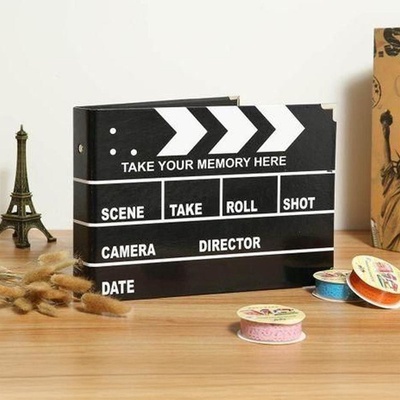 Fotoalbum filmová klapka + kreativní sada samolepek – Zboží Živě