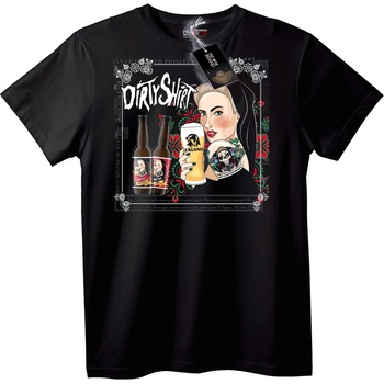 NOONEBRAND Тениска Dirty Shirt любител на бира - 4XL, Black
