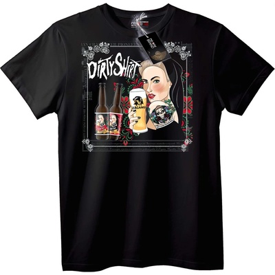 NOONEBRAND Тениска Dirty Shirt любител на бира - 4XL, Black
