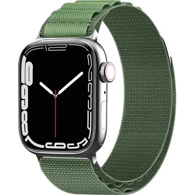 Techsuit Remienok na hodinky (W037) - Apple Watch 1/2/3/4/5/6/7/8/SE/SE 2 (38/40/41 mm) - Army Green KF2310832