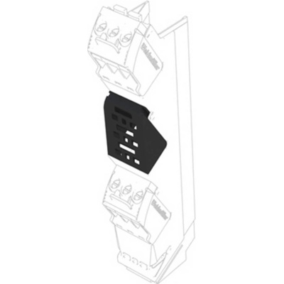 Electronics housingsBlack, Cover hood, Width: 22,5 mm