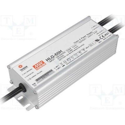 MEAN WELL HLG-60H-20B Napájecí zdroj: spínaný; LED; 60W; 20VDC; 3A; 90÷305VAC; 127÷431VDC