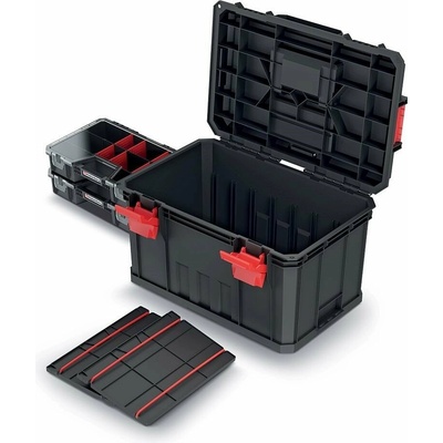 Prosperplast Modular Solution Kufr na nářadí s 2 přepážkami a organizéry 530 x 355 x 310 KMS553530R2-S411 – Hledejceny.cz