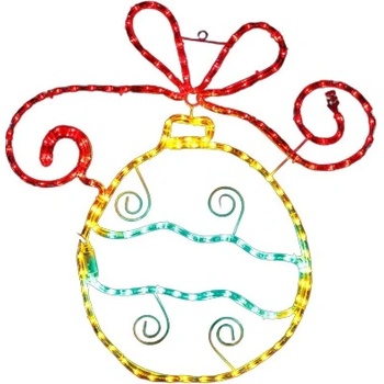 ACA Lighting LED vianočné guľa do okna 21W/230V/IP44/180 LED