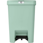 Brabantia Кош за боклук с педал Brabantia StepUp 1008484, 25 л, Екологични материали, Голям отвор, Светлозелен (1008484)