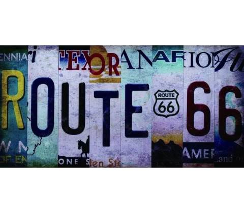 Ceduľa značka Route 66