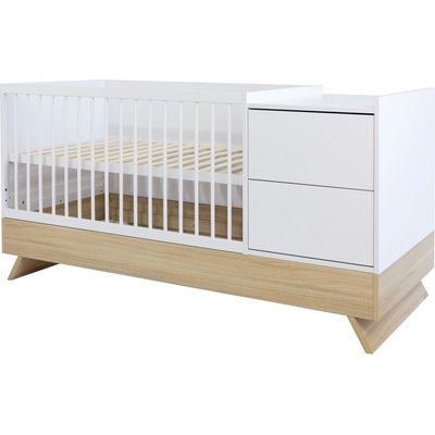 Faktum Kombi postýlka Sienna 3v1 70x120cm / 70x170cm White