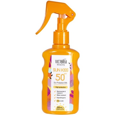 Victoria Beauty Sun Kiss Слънцезащитно мляко, SPF50, 200 ml