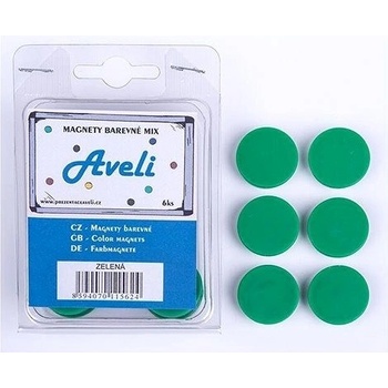 AVELI Set magnetů zelená