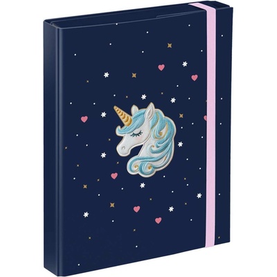Baagl dosky na školské zošity A5 Unicorn Gold