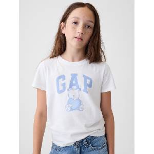 GAP Детска тениска Brannan Bear с логото GAP GAP | Byal | Момичешки | XS